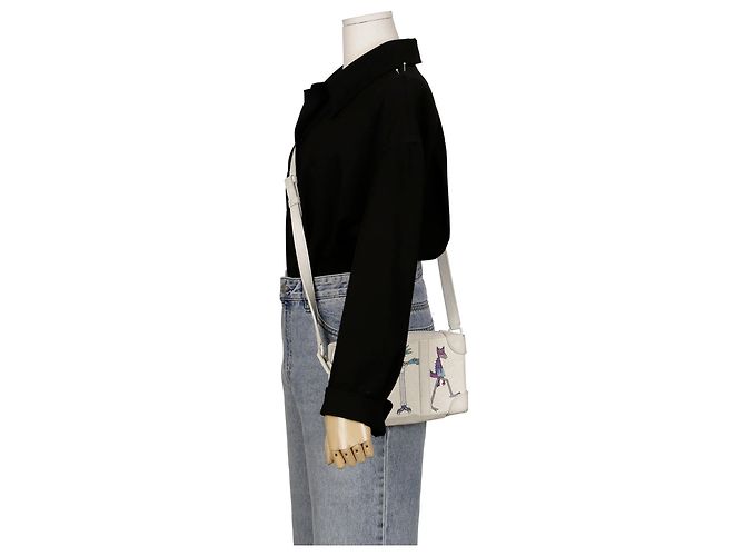 Louis Vuitton Borsa a tracolla LV Friends Soft Trunk Wallet Bianco - vista 16