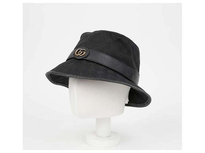 Gucci GG-Canvas Fedora Größe Schwarz - Ansicht 12