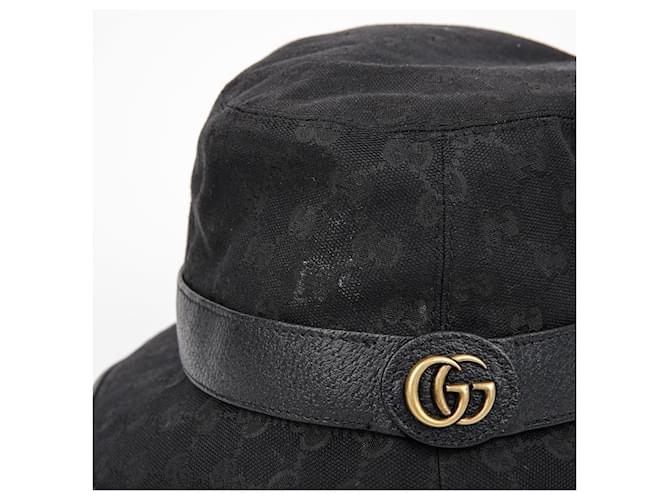 Gucci GG-Canvas Fedora Größe Schwarz - Ansicht 2