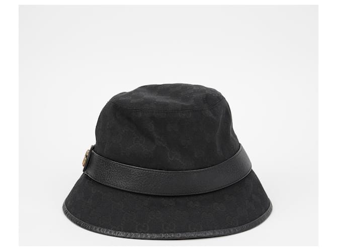 Gucci GG-Canvas Fedora Größe Schwarz - Ansicht 4