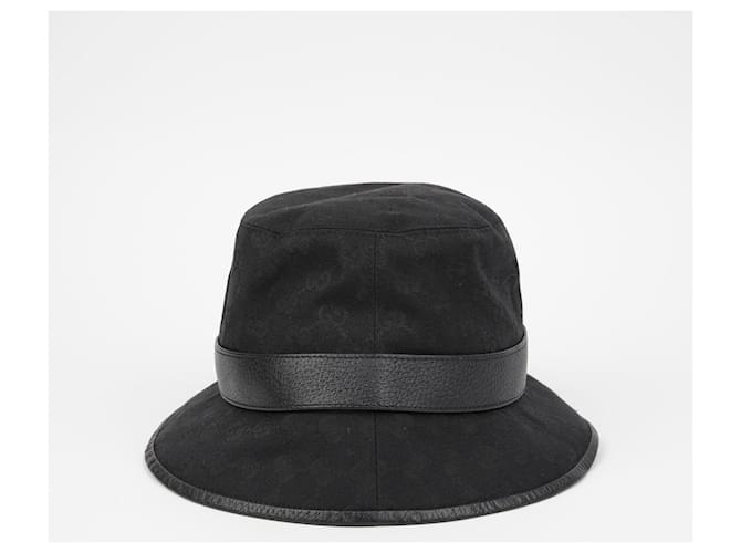 Gucci GG-Canvas Fedora Größe Schwarz - Ansicht 5
