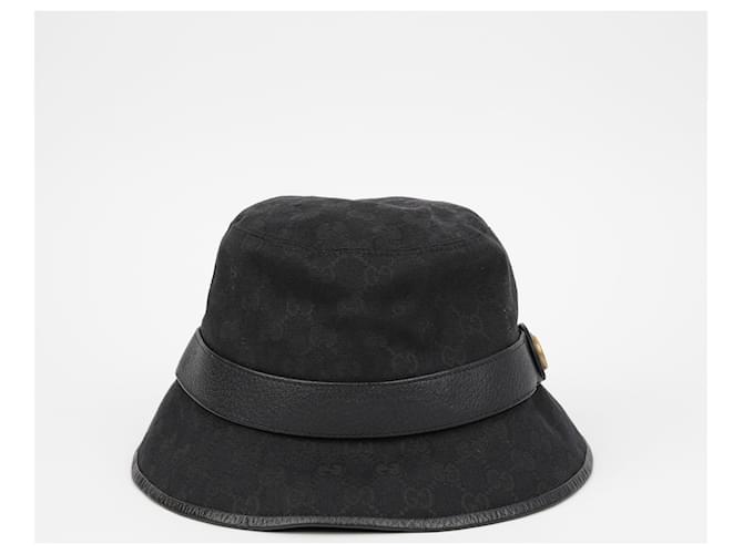 Gucci GG-Canvas Fedora Größe Schwarz - Ansicht 6