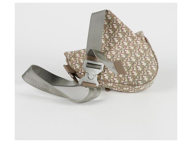Saddle Dior Borsa a tracolla a spalla a sella Multicolore - vista 3