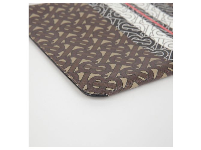 Burberry Clutch TB Monogram Marrone - vista 7