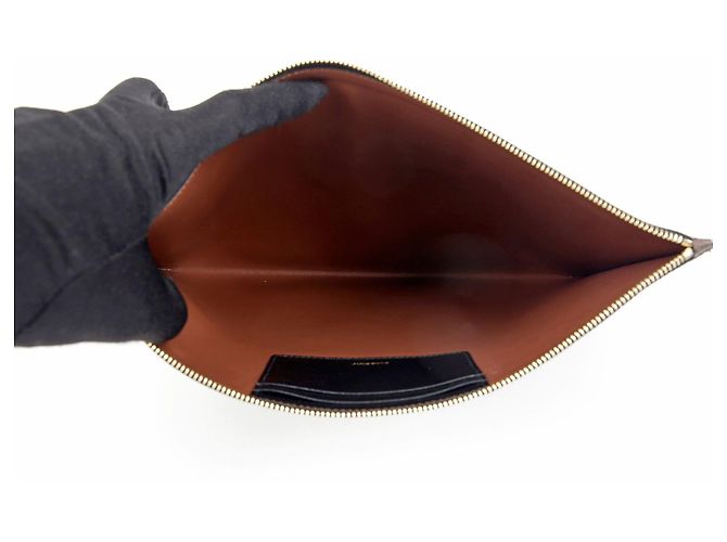 Burberry Clutch TB Monogram Marrone - vista 9