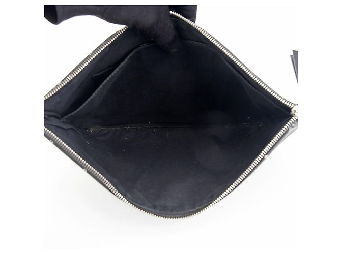 Balenciaga Clutch Logo Nero - vista 12