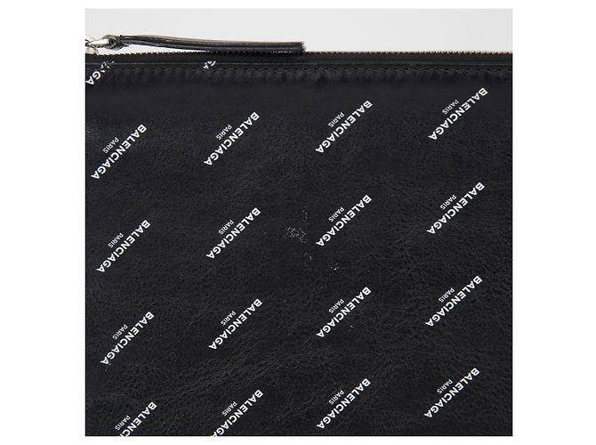 Balenciaga Clutch Logo Nero - vista 2