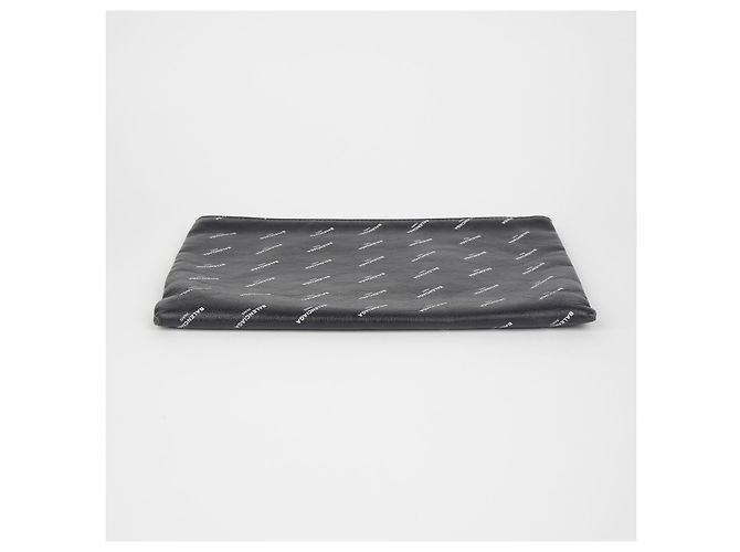 Balenciaga Clutch Logo Nero - vista 6