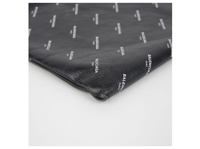 Balenciaga Clutch Logo Nero - vista 7
