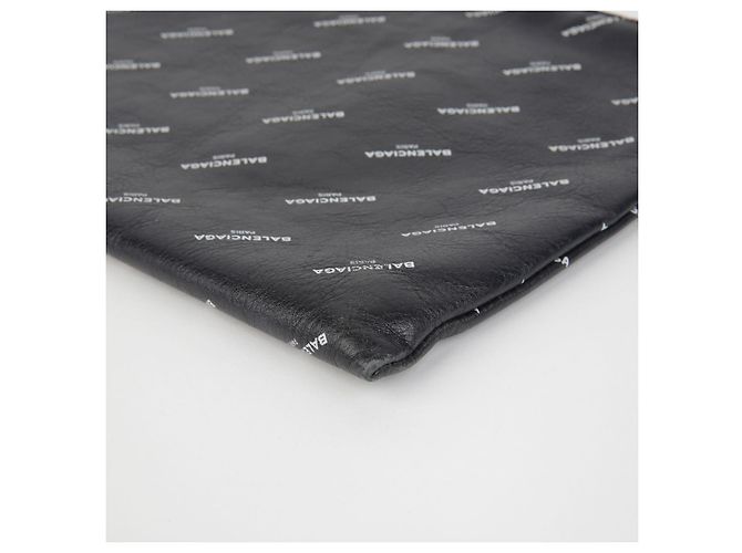 Balenciaga Clutch Logo Nero - vista 8