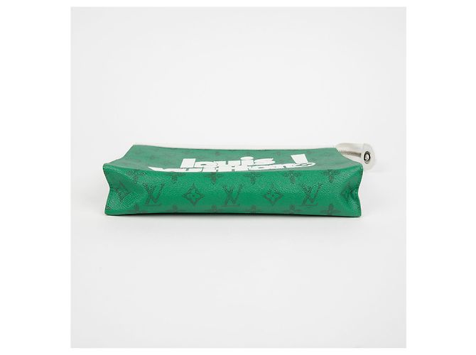 Louis Vuitton Clutch Pochette Voyage MM Verde - vista 8
