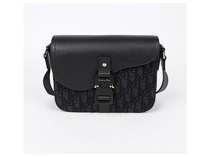 Dior Borsa a tracolla incrociata Saddle Small Flap Nero - vista 2