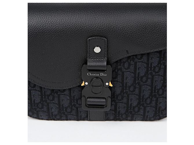 Dior Borsa a tracolla incrociata Saddle Small Flap Nero - vista 3