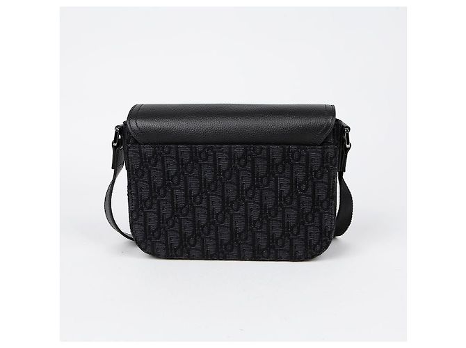 Dior Borsa a tracolla incrociata Saddle Small Flap Nero - vista 4