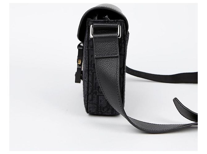 Dior Borsa a tracolla incrociata Saddle Small Flap Nero - vista 5