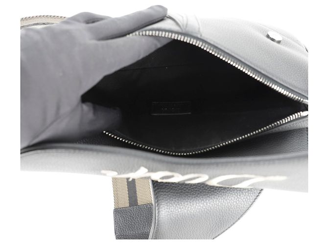 Saddle Dior Bolsa de Ombro Messenger em Forma de Selim Preto - vista 11