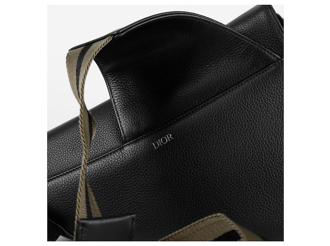 Saddle Dior Bolsa de Ombro Messenger em Forma de Selim Preto - vista 5