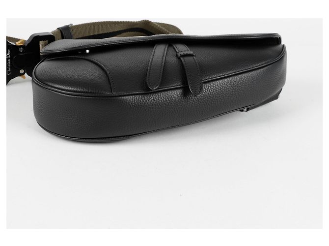 Saddle Dior Bolsa de Ombro Messenger em Forma de Selim Preto - vista 8