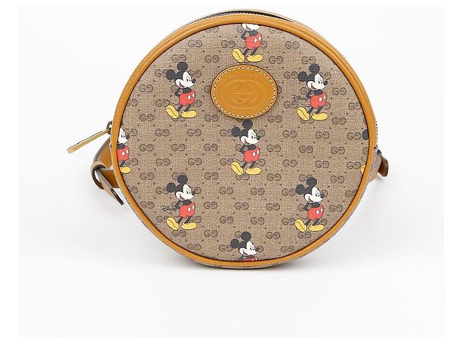 Gucci Zaino Tamburello Disney Marrone - vista 2