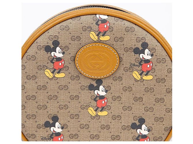 Gucci Zaino Tamburello Disney Marrone - vista 3