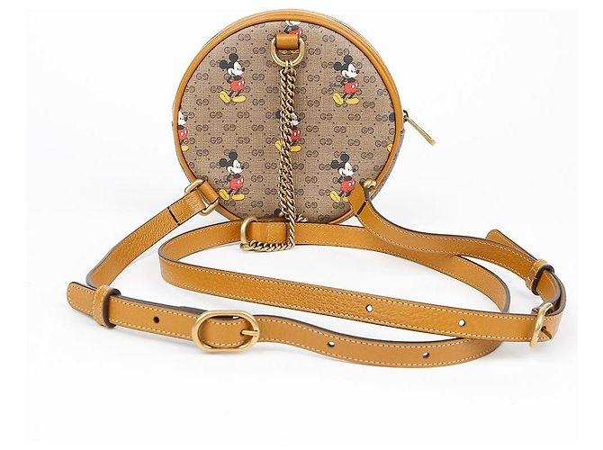 Gucci Zaino Tamburello Disney Marrone - vista 4