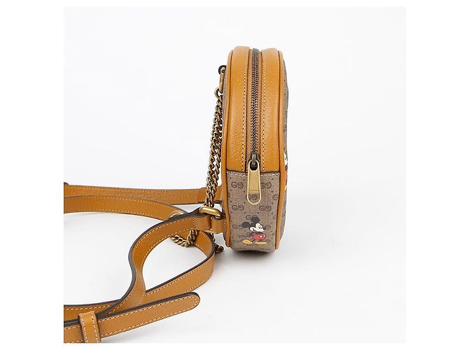Gucci Zaino Tamburello Disney Marrone - vista 5