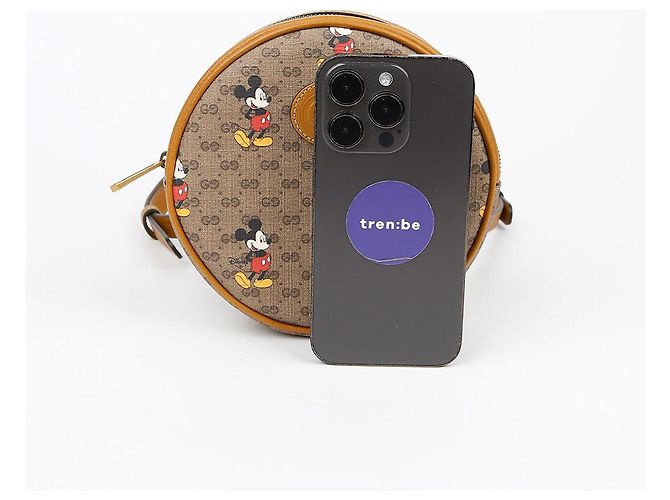 Gucci Zaino Tamburello Disney Marrone - vista 7