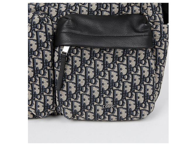 Dior Borsa hobo media morbida Rider Blu - vista 2