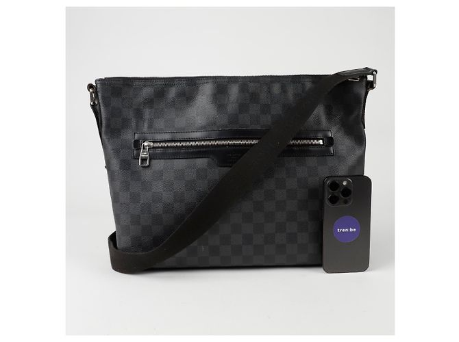 Louis Vuitton Borsa a Spalla Crossbody Mix MM Damier Graphite Nero - vista 14