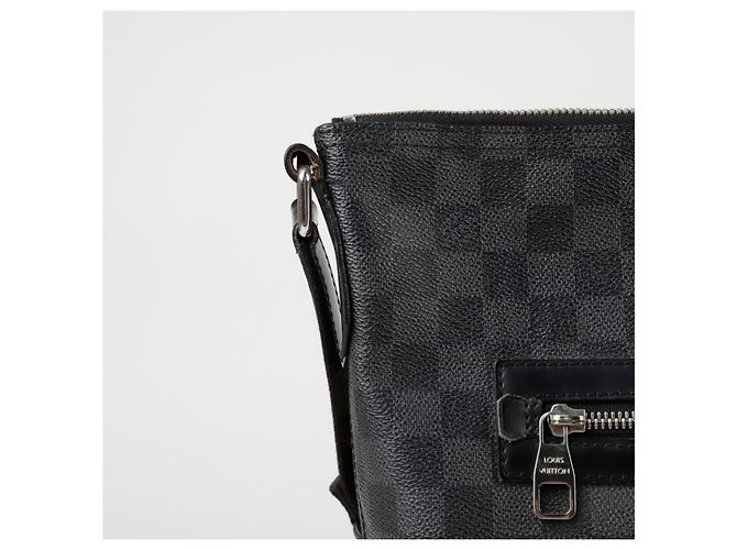Louis Vuitton Borsa a Spalla Crossbody Mix MM Damier Graphite Nero - vista 4
