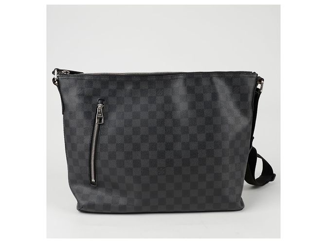 Louis Vuitton Borsa a Spalla Crossbody Mix MM Damier Graphite Nero - vista 7