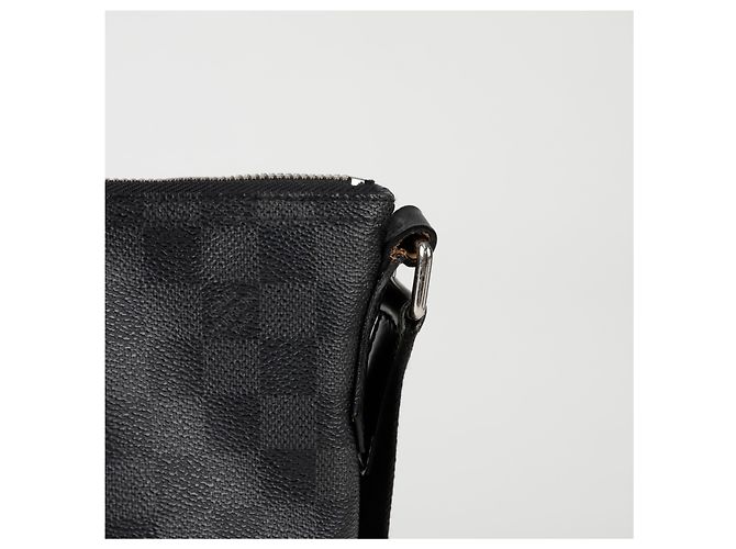 Louis Vuitton Borsa a Spalla Crossbody Mix MM Damier Graphite Nero - vista 9