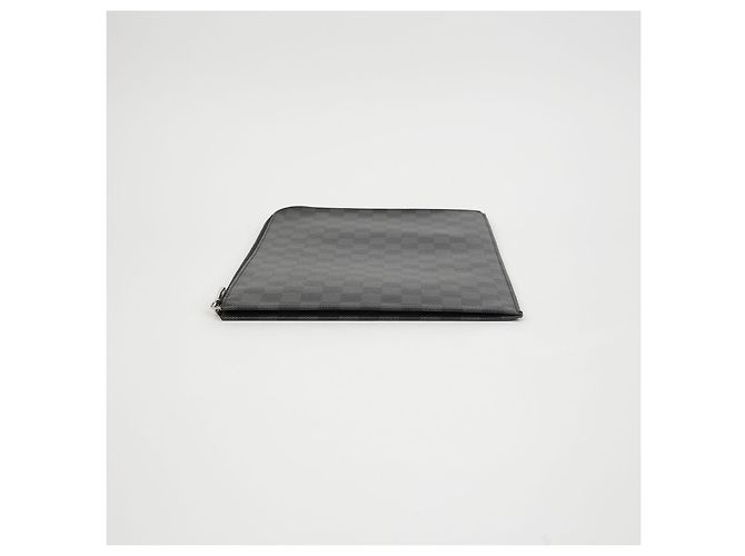 Louis Vuitton Clutch Pochette Jour GM Nero - vista 3