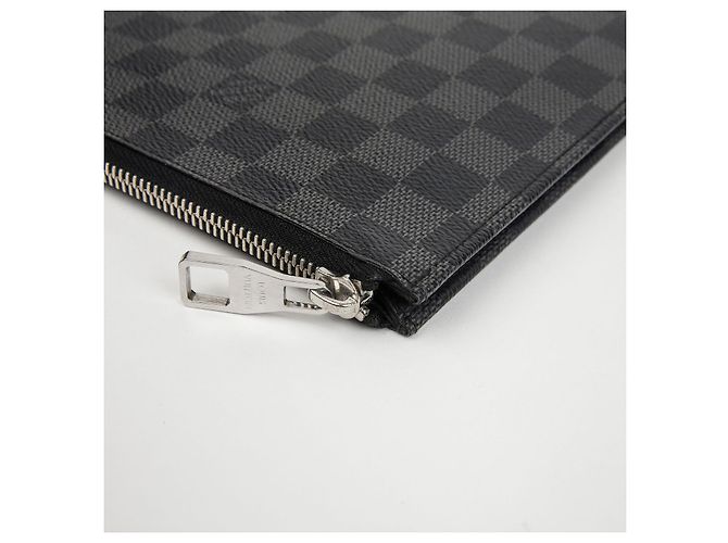 Louis Vuitton Clutch Pochette Jour GM Nero - vista 8