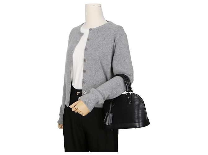 Louis Vuitton Borsa Tote Alma BB Nero - vista 11