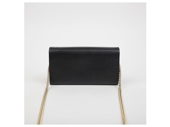 Gucci GG Marmont Borsa a Catena Crossbody Nero - vista 4
