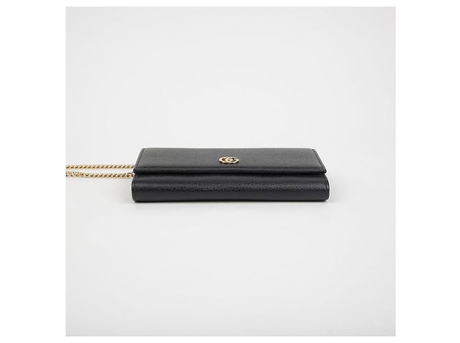 Gucci GG Marmont Borsa a Catena Crossbody Nero - vista 6