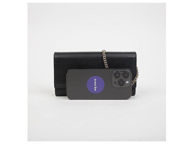 Gucci GG Marmont Borsa a Catena Crossbody Nero - vista 7
