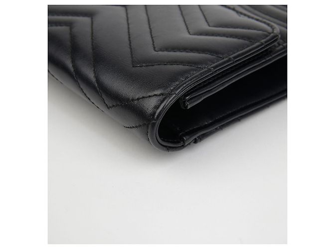 Gucci Clutch GG Marmont Nero - vista 10
