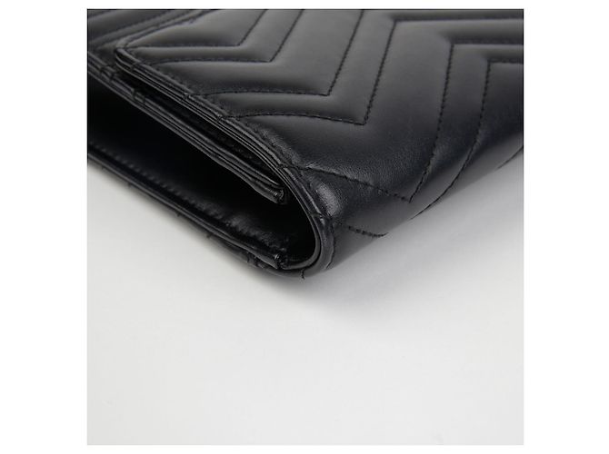 Gucci Clutch GG Marmont Nero - vista 9