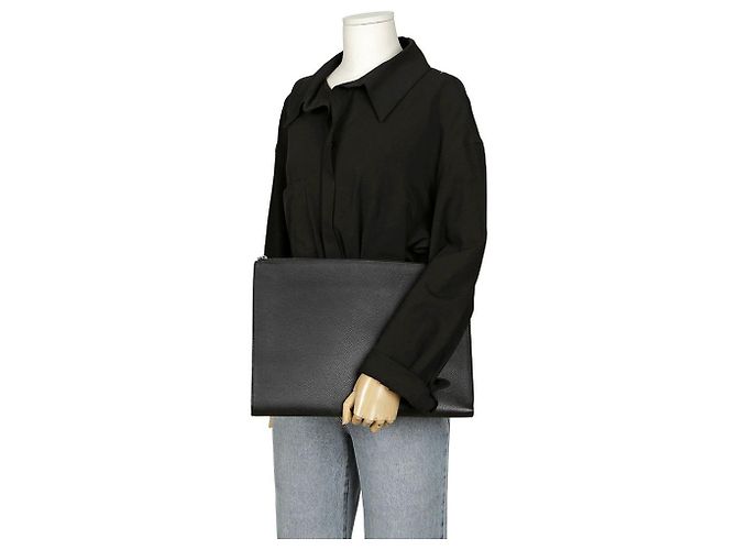 Louis Vuitton Clutch Pochette Jour GM Nero - vista 12