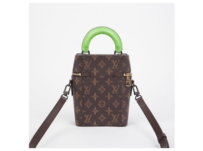 Louis Vuitton Borsa a tracolla Vertical Box Trunk Marrone - vista 2