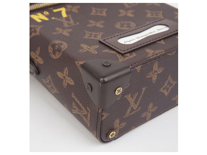 Louis Vuitton Borsa a tracolla Vertical Box Trunk Marrone - vista 5