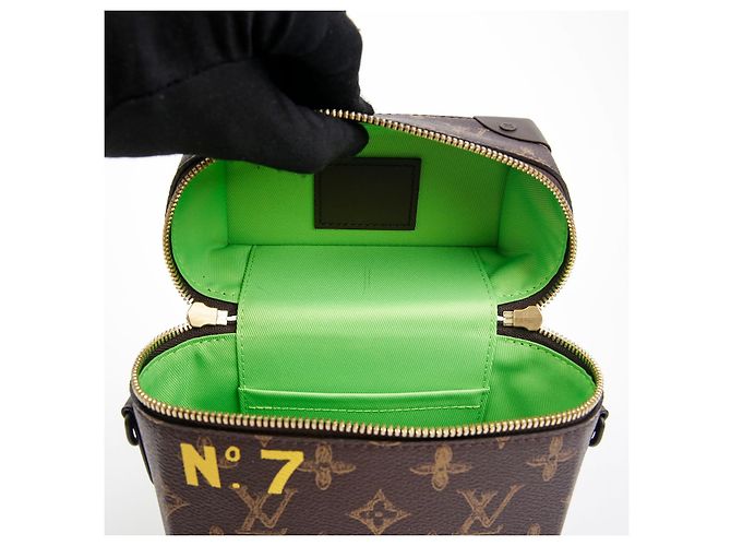 Louis Vuitton Borsa a tracolla Vertical Box Trunk Marrone - vista 8