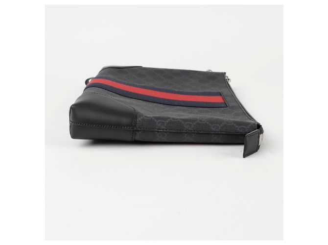 Gucci Clutch con tracolla Web Nero - vista 8