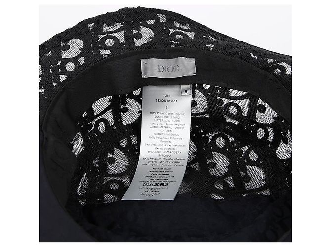 Dior Matramé Bucket Hat Size Black - view 4