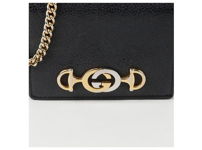 Gucci Billetera con cadena Negro - vista 2
