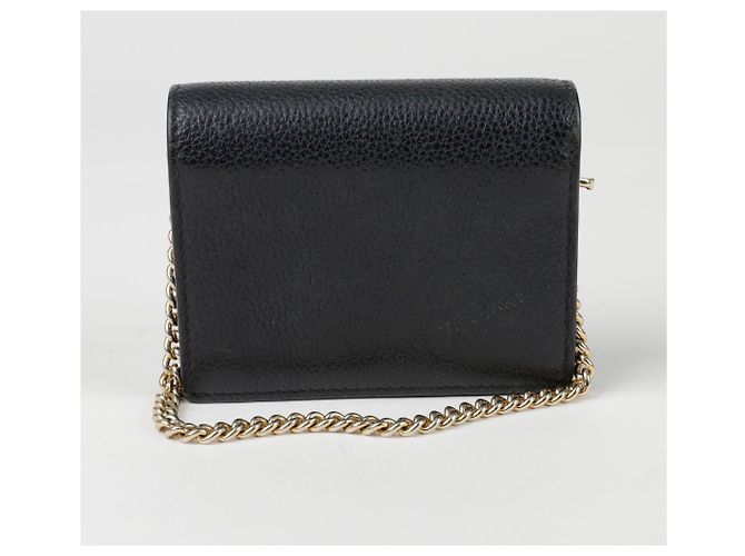 Gucci Billetera con cadena Negro - vista 4