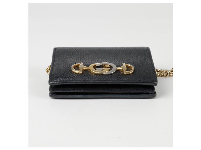 Gucci Billetera con cadena Negro - vista 6