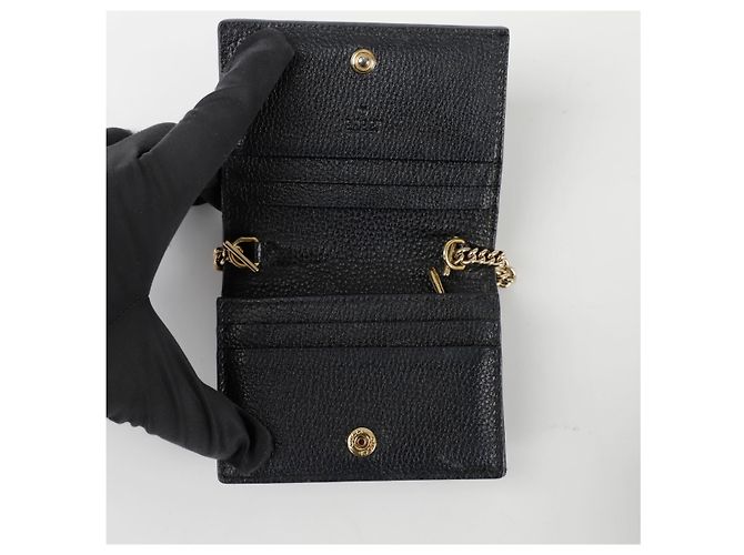 Gucci Billetera con cadena Negro - vista 7
